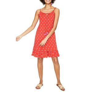 Boden Coral Sleeveless Dress